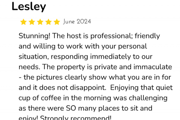 Lesley's review from June 2024